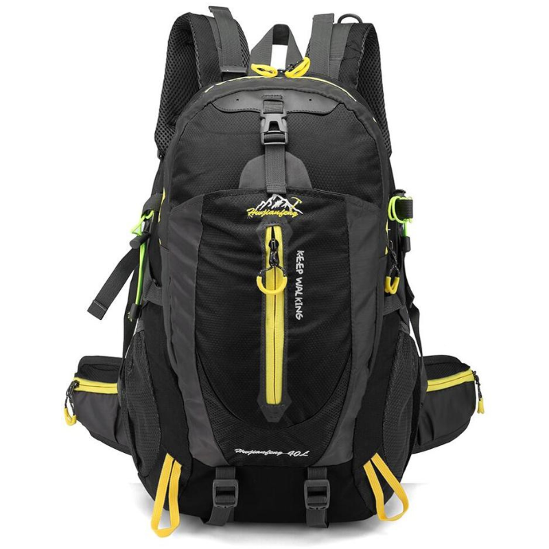 40L Camping Backpack – Tear-Resistant Outdoor Pack with Emergency Whistle and Gear Straps
