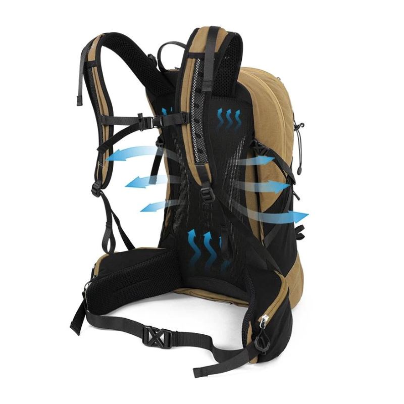 35L Waterproof Hiking Backpack – Lightweight Outdoor Pack with Rain Cover and Ventilated Back